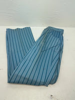 New Vintage Blue Striped Lee Polyester Pants #4605 VV-18