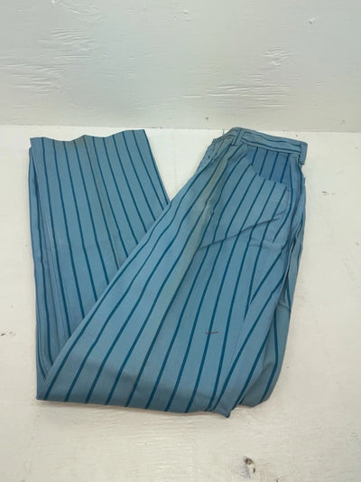 New Vintage Blue Striped Lee Polyester Pants #4605 VV-18