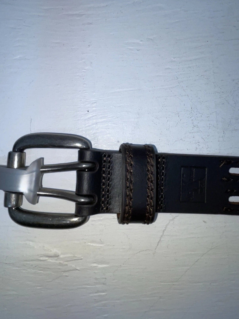 New Black Genuine Leather HD Xtreme 32” Belt #N2710802 JJ-21