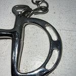 New Congress Leather 5” Smooth Mouth Pelham Bit #47842 LLL-25