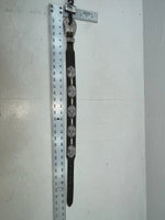 New Black Genuine Leather Nocona Silver Pendent 24” Belt #915 NN-33