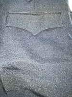 New Vintage Black Circle S Polyester Pants #CP4793 OO-100