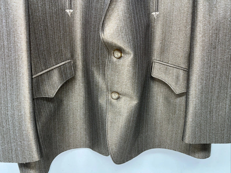 New Men’s Mesquite Brown Suit Jacket 50R #6487 Y-609