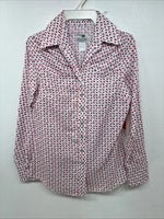 New Women’s Dickson Jenkins Multicolor Long Sleeve Pearl Snap Size 30 MM-37