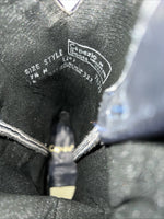 New Women’s Navy Fringe Cowboy Boots. L 692 7.5 7 1/2 M. 17-35