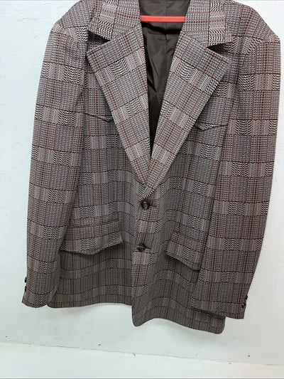 New Men’s Tanbark Brown Suit Jacket 46R HH-609