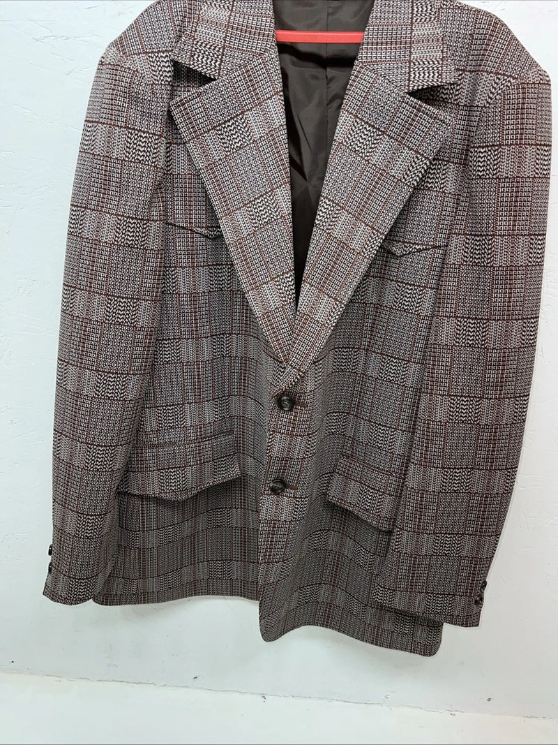 New Men’s Tanbark Brown Suit Jacket 46R HH-609