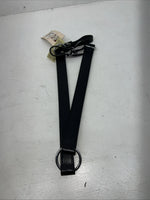 New Royal King Black Genuine Leather Tripping Collar #41-950 Y-23