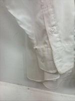 New Broadway TuxMakers White Long Sleeve Button Up English Shirt Large TT-42