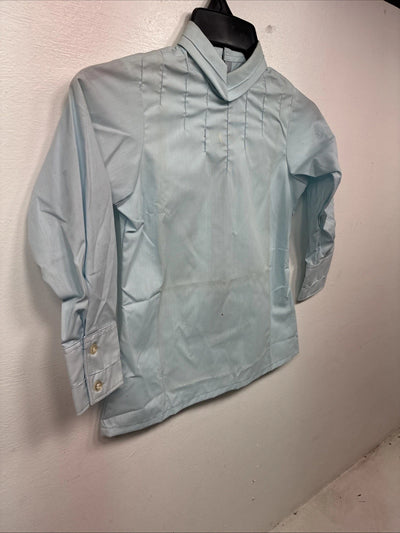 New Kids Blue Long Sleeve Half Zip Shirt Size Kids 10 YY-28
