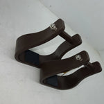 New Royal King Brown Polymar Stirrups Adult #57-1384 FF-3