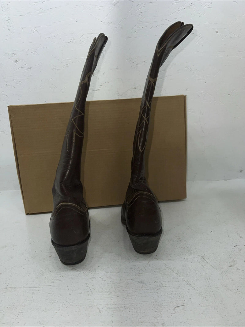 New Women’s Brown Tony Lama Cowboy Boots. 6423 6.5 6 1/2 B. 17-50