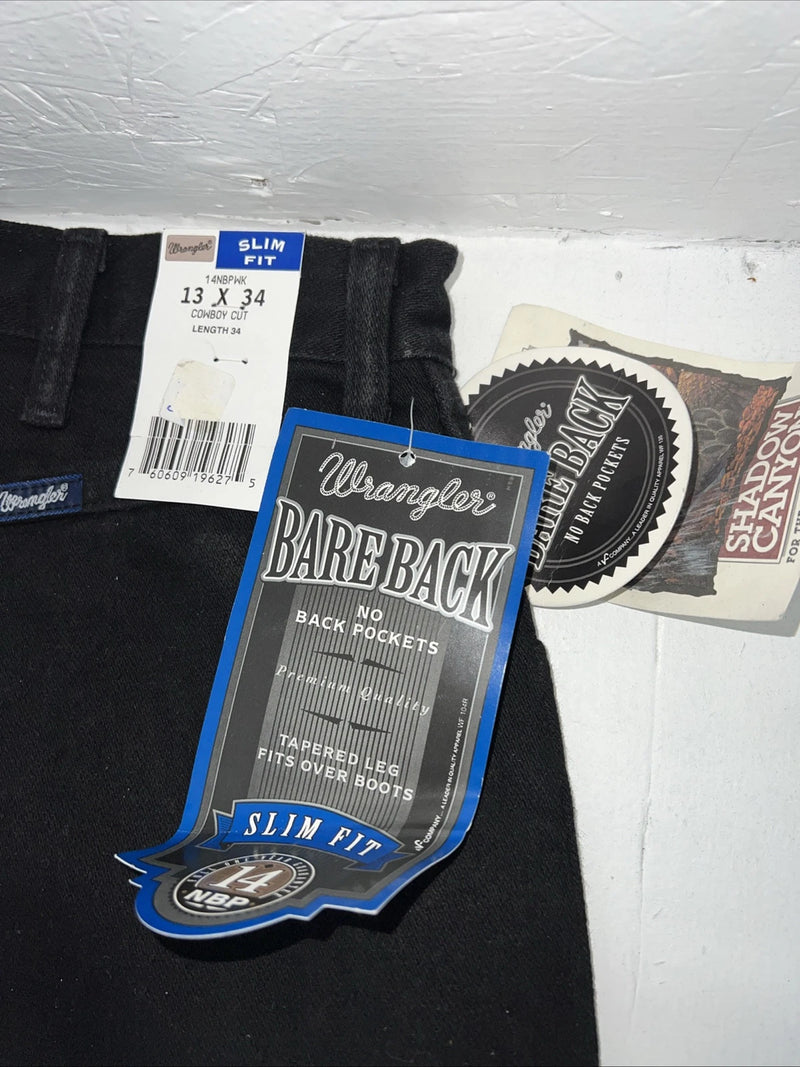 New Women’s Wrangler Bareback Slim Fit Denim Jeans. 13x34 M-19