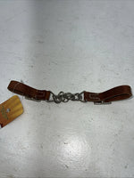 New Tough 1 Brown Leather Flat Curb Chain #52-4014 R-511