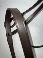 New Silver Fox Brown Cob Snaffle Bridle #20-1135-7-0 BB-16