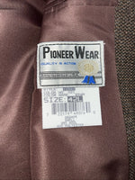 New Mens Brown Pioneer Wear Suit Coat 42L #12527 WW-56