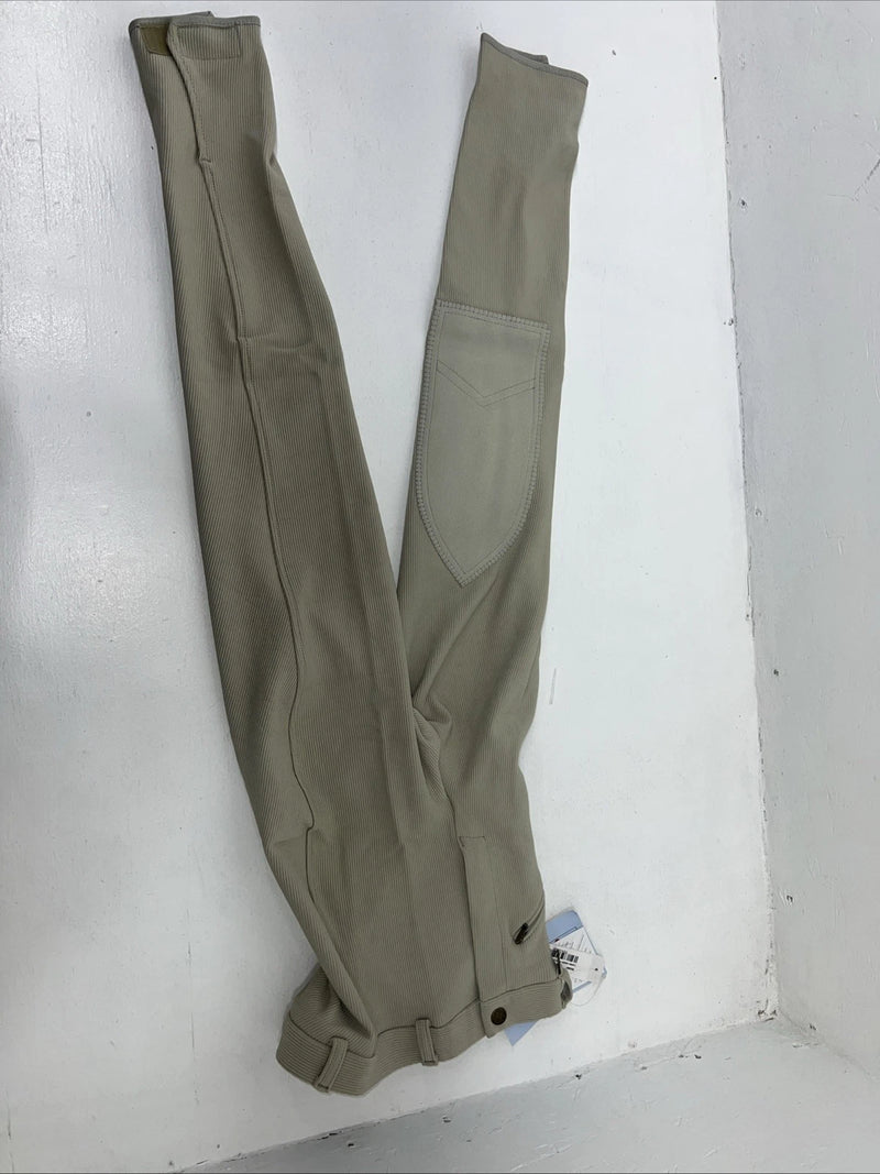 New Women’s Tan Sport Riders Classic Knee Patch Breeches. 24 R 041565 C-33