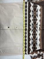 New Women’s Brooks & Dunn Tan Design Long Sleeve Button Up Size Small TT-51