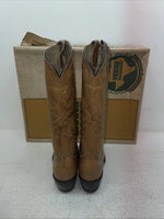 New Men’s Brown Texas Brand Cowboy Boots. L 195 6.5 6 1/2 M. 1-36