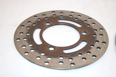 00 Kawasaki Prairie 300 Kvf300b2 Oem Front Brake Disc Pair 41080-1216 AK0