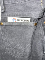 New Boys Grey Wrangler Pro Rodeo Cowboy Cut Denim Jeans. 9/22 1/2 C-9