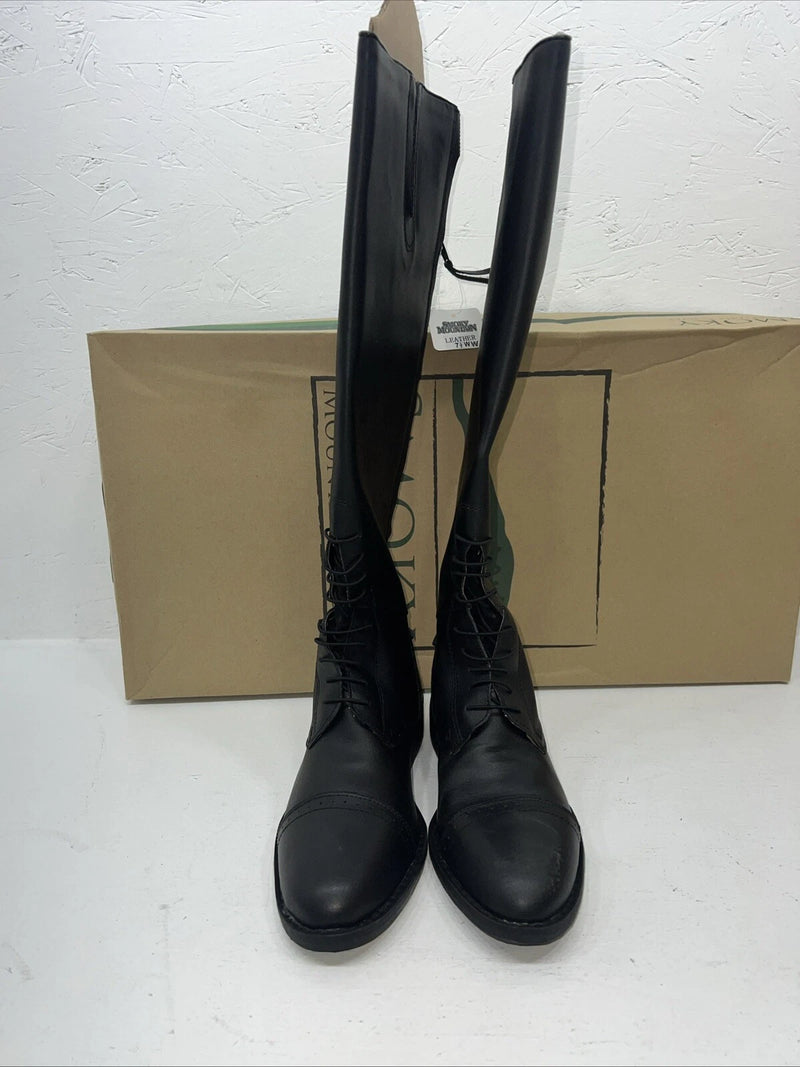 New Women’s Black Smoky Mountain English Riding Boots. 6044 7 W. 12-43