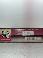 New Men’s Brown Texas Brand Cowboy Boots. 5101 8.5 8 1/2 D. 3-116