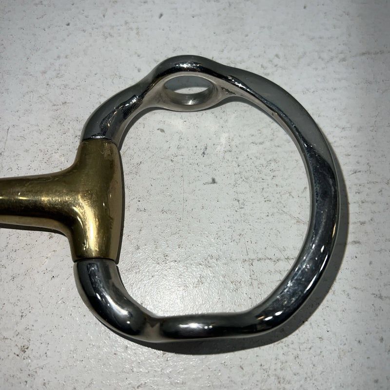 New Kelly Silver Star 5” Smooth Mouth Gag Snaffle Bit #25903 BB-502