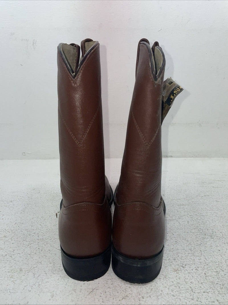 New Men’s Brown Dan Post Cowboy Boots. 26589 7 E W. 1-69