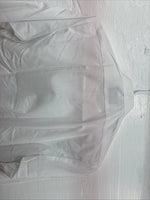 New Classix White Long Sleeve Button Up English Short Large Kids DD-8
