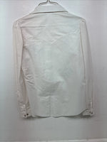 New Women’s H Bar C White Designed Long Sleeve Pearl Snap Size 30 MM-53