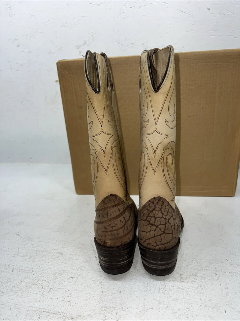 New Womens Brown Texas Brand Cowboy Boots. 4719 7 M. 18-131