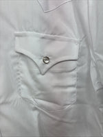 New Boys Champion Western White Long Sleeve Pearl Snap 16 DD-88