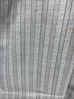 New Men’s ELY Cattleman Gray Stripped Long Sleeve Pearl Snap 18 2XL AA-69