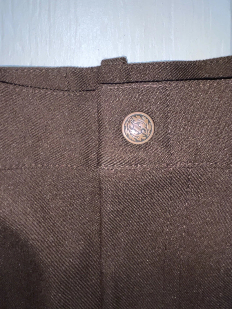 New Vintage Brown Dickson Jenkins Polyester Pants #5510 ZZ-87