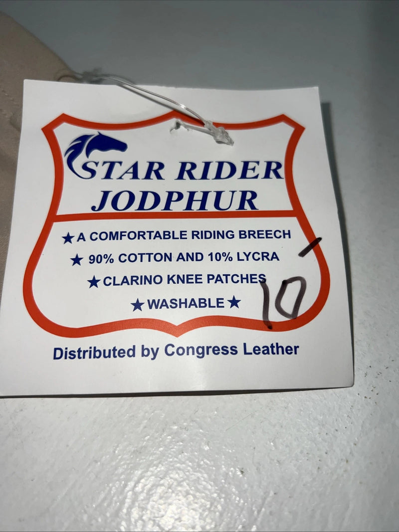 New Children’s Tan Star Rider Jodphur English Riding Pants. Small D-99
