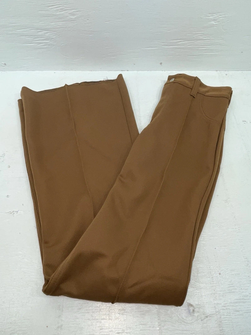 New Vintage Brown Polyester Pants 3A-51 