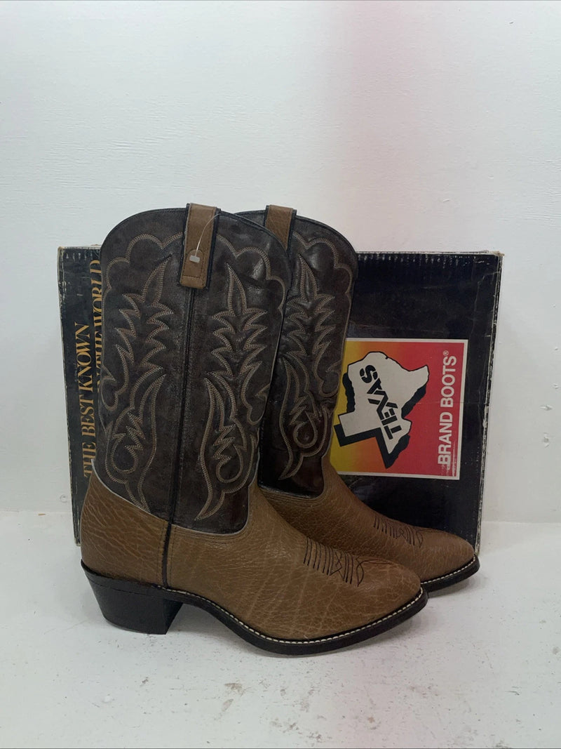 Me Women’s Brown Texas Brand Cowboy Boots. 6121 13 D. 8-64￼