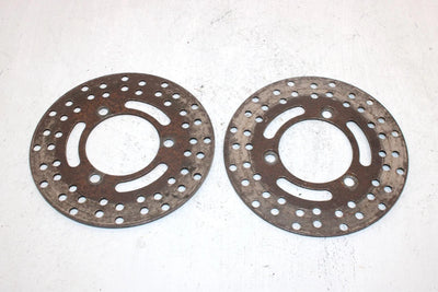 1996 Kawasaki Bayou 300 Oem Front Brake Rotor Pair 41080-1216 AK19