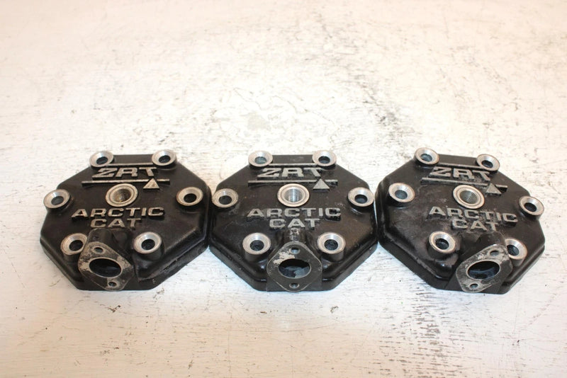 1996 Arctic Cat Zrt 600 Oem Cylinder Head Set Of 3 3004-771 SA6