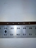 New Brown Genuine Leather Circle Y 34” Belt #9370S JJ-72