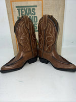 New Children’s Brown Texas Brand Cowboy Boots C191 9 D 24-20