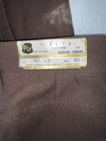 New Vintage Brown Dickson Jenkins Polyester Pants #5991 3A-107