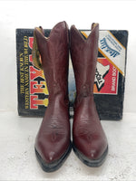 New Men’s Red Texas Brand Cowboy Boots. 7863 10 D. 7-31
