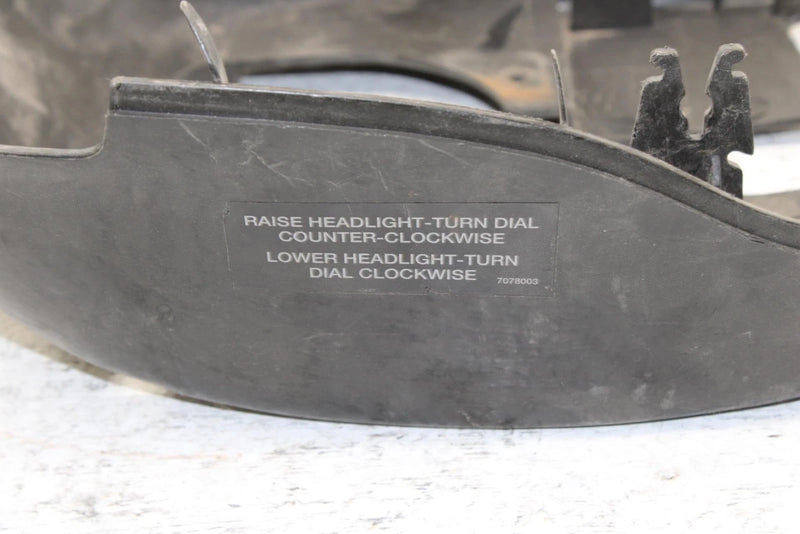 2003 Polaris Sportsman 700 Oem Upper Headlight Cover 5434283-317 AP189