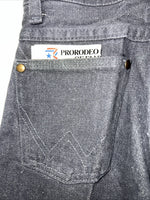 New Boys Grey Wrangler Pro Rodeo Cowboy Cut Denim Jeans. 11/23 1/2 B-37