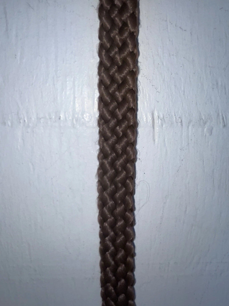 New Brown Genuine Leather Braided 34” Belt JJ-15