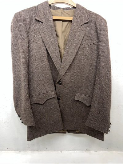 New Men’s Pioneer Wear Brown Suit Coat 42 #12580 Y-602