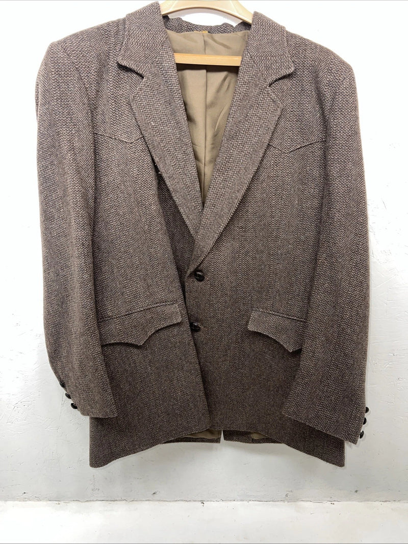 New Men’s Pioneer Wear Brown Suit Coat 42 #12580 Y-602