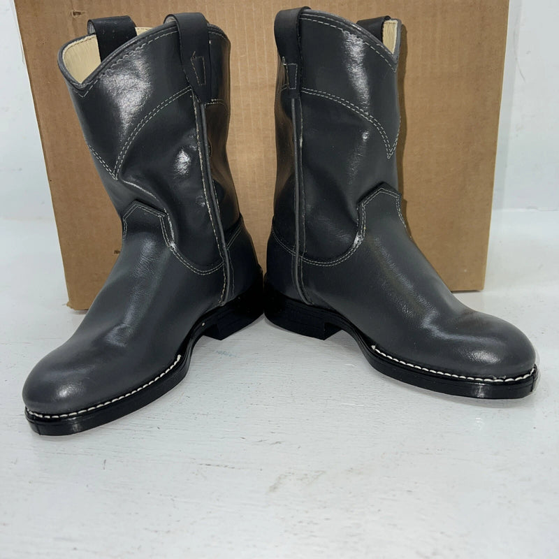 New Children’s Gray Bronco Cowboy Boots. S200 11 D. 24-75
